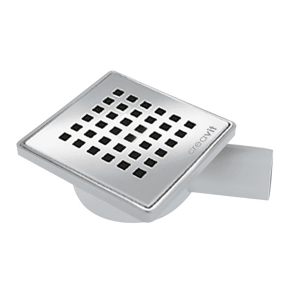 creavit | doucheput vloersifon inox horizont. pvc 15x15 ø50mm