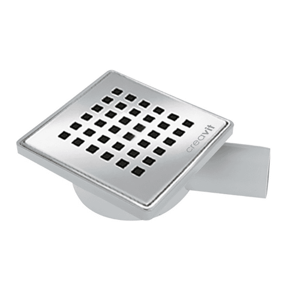 creavit | doucheput vloersifon inox horizont. pvc 15x15 ø50mm