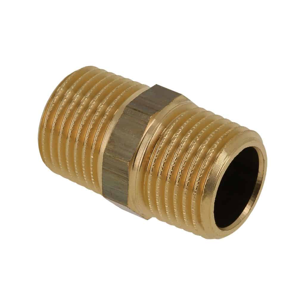 bonfix 44105 dubbele nippel 3/8" buitendraad conisch
