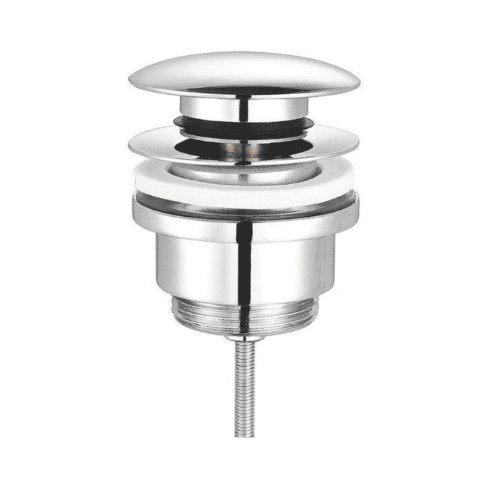 Best Design -Saniclass klikwaste afvoerplug - 5/4 -chroom- zonder overloop