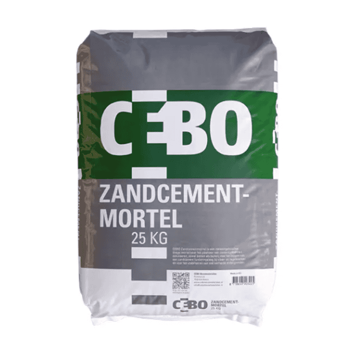 CEBO Zandcementmortel 25 kg - CT-C20-F4