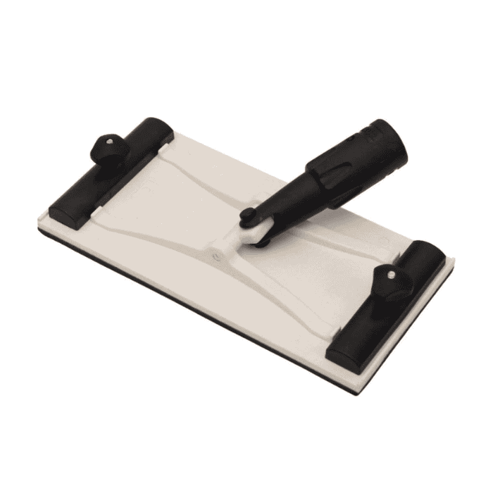 DEKOR Schuurblok 11 x 23 cm met Klemmen - Schuurhouder voor Schuurpapier & Steel