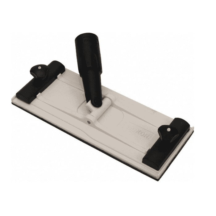 DEKOR Schuurblok 9 x 22,5 cm met Klemmen - Schuurhouder voor Schuurpapier & Steel