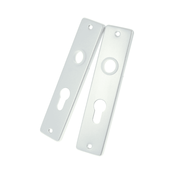 Starx Kortschild Profielcilinder Deurschild Hartafstand 55 mm Zilver Aluminium F1 180 x 41 mm