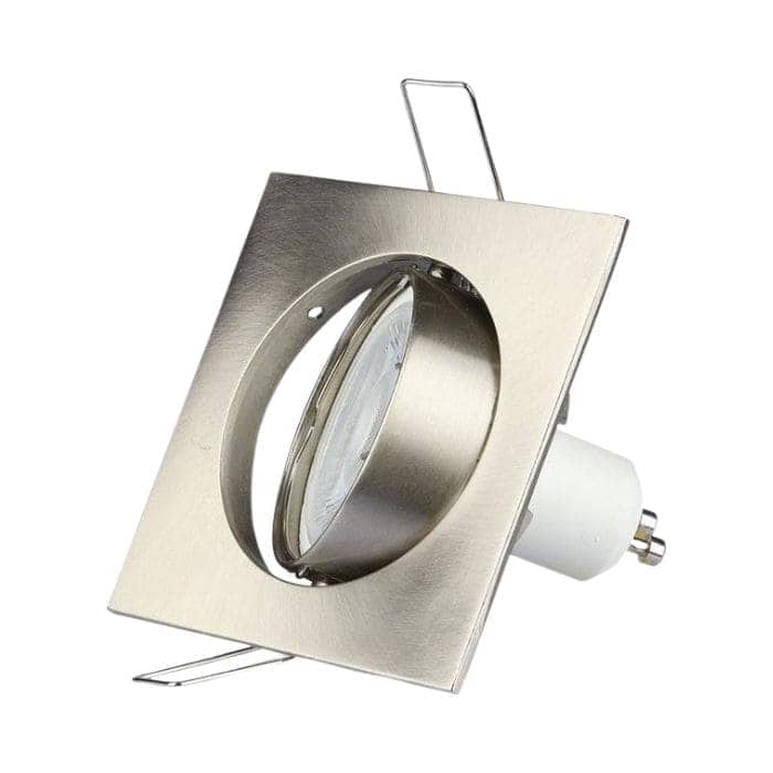 v-tac 779 gu10 fitting square satin nickle