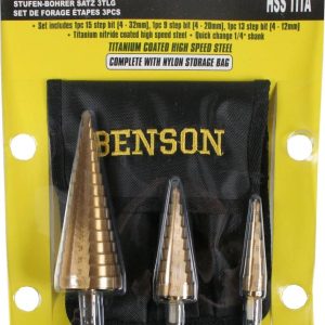 Stappenboorset 3 dlg jumbo HSS tita - Afbeelding 7