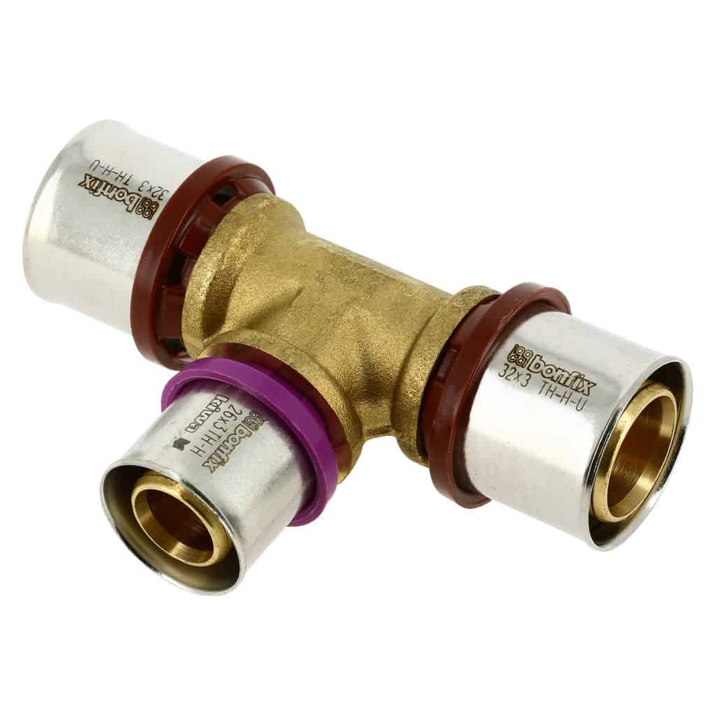 bonfix alu-pers 2000890 verloop t-stuk 32 x 26 x 32 mm