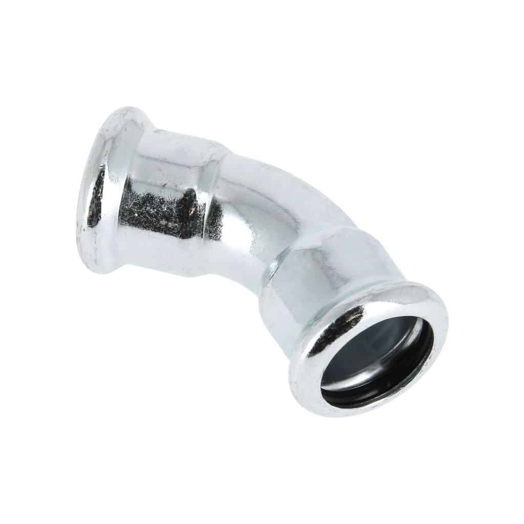 bonfix m-press staalverzinkt bocht 45° 15 x 15 300610