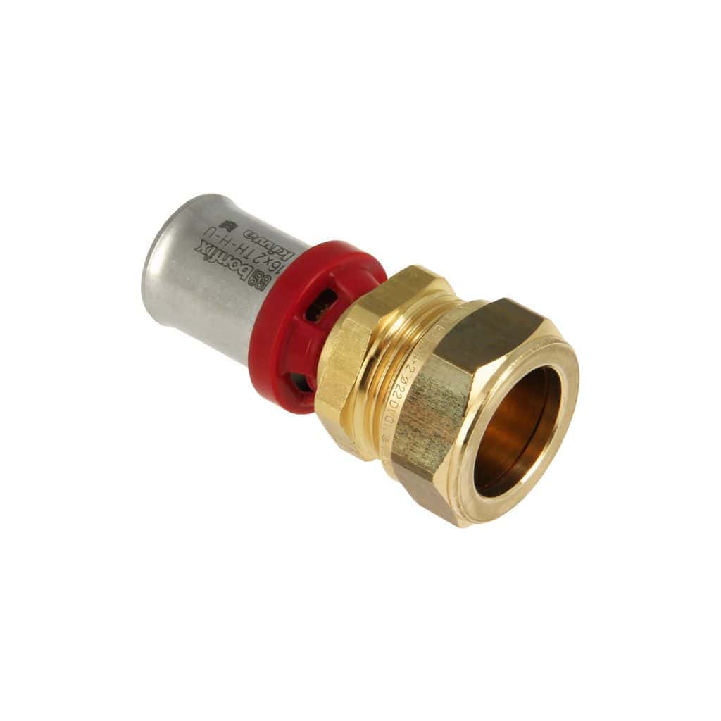 bonfix alu-pers 2004110 rechte koppeling 16 mm x 15 mm knel
