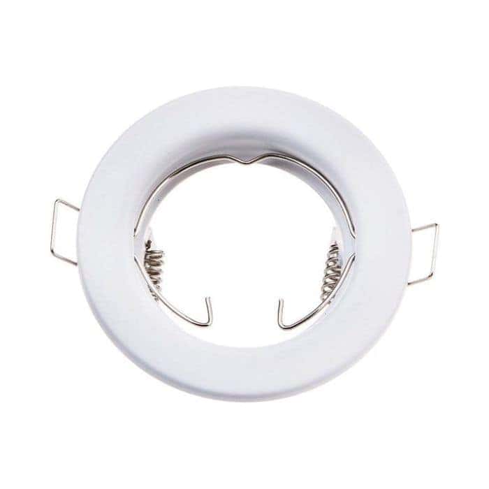 v-tac 778 gu10 fitting round white2pc/pack