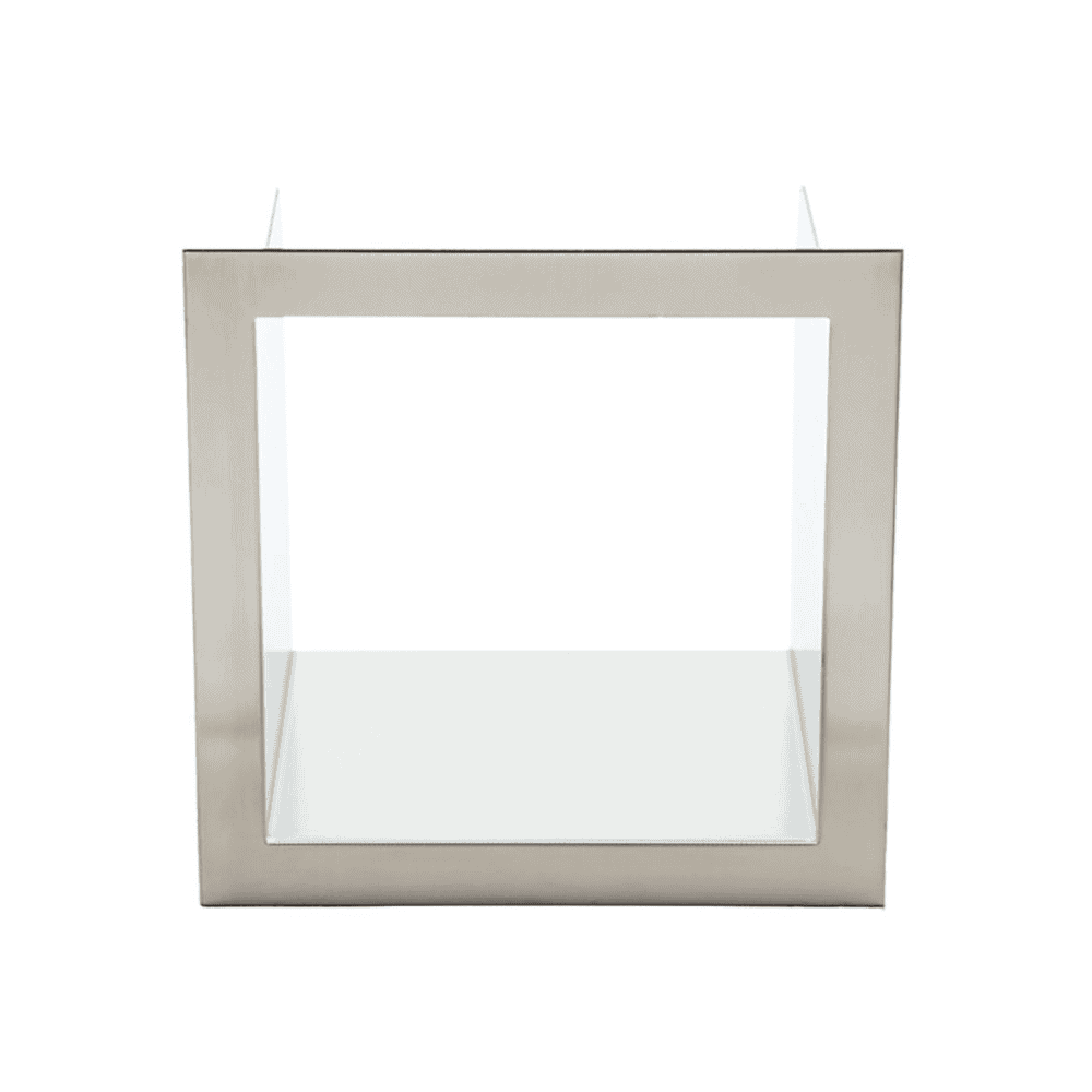Aloni inzetstuk - RVS - t.b.v. inbouw reserve rolhouder