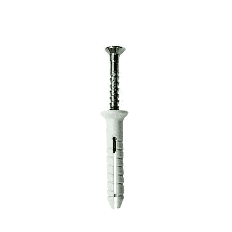 FIS Profi nylon slagplug 6x 40 verzonken kop pozi; 50 stuks #0