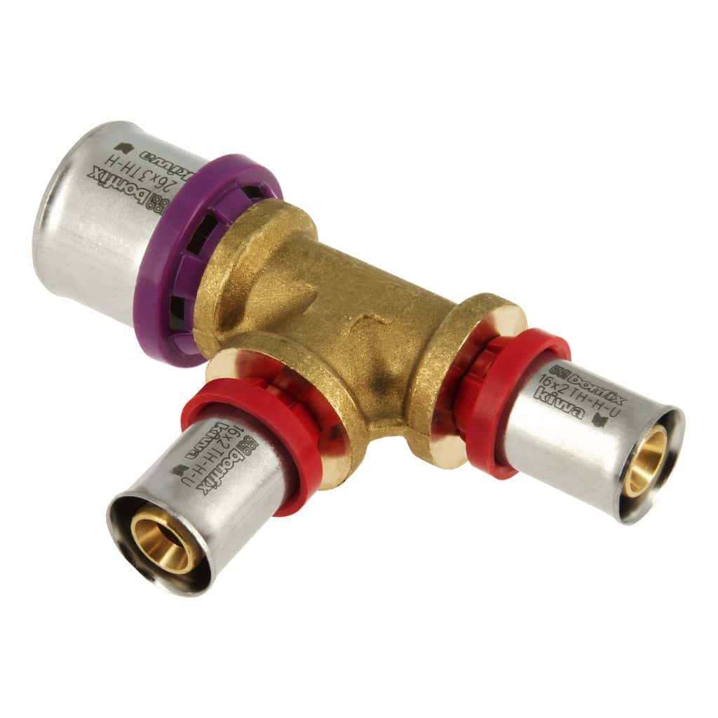 bonfix alu-pers 2000860 verloop t-stuk 26 x 16 x 16 mm
