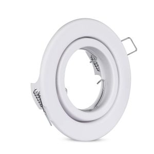 V-Tac 779 GU10 inbouwspot rond wit verstelbaar excl. led lam