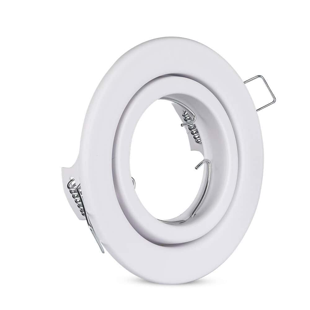 V-Tac 779 GU10 inbouwspot rond wit verstelbaar excl. led lam