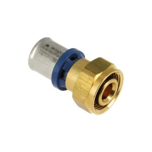 bonfix alu-pers 2-delige kop. met euroconus moer ¾" x 20 mm
