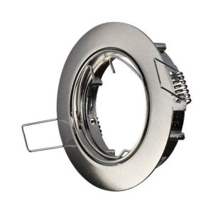 v-tac 779 gu10 fitting round satin nickle