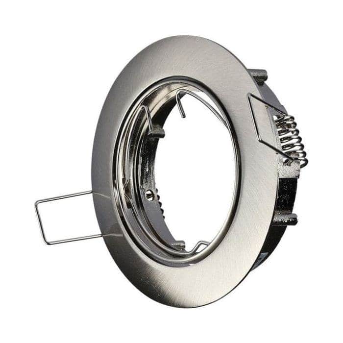 v-tac 779 gu10 fitting round satin nickle