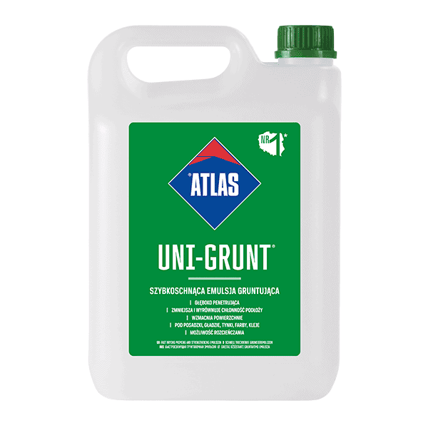 Atlas- Uni grunt - primer- 10 liters- Primer for wall and