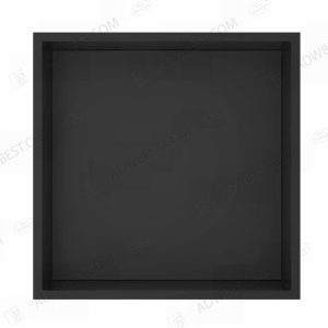 best-design nero "kaya" inbouwnis 30.5x30.5x7 cm mat-zwart
