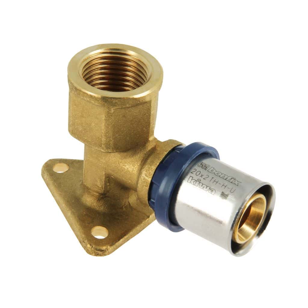 bonfix alu-pers 2001215 muurplaat ½" binnendraad x 20 mm