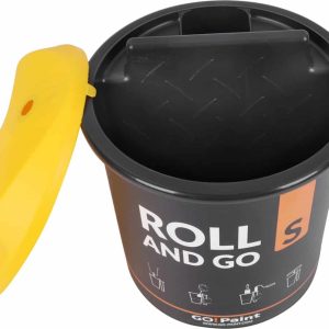 Go Paint roll and go inclusief deksel - geel/zwart - Afbeelding 4